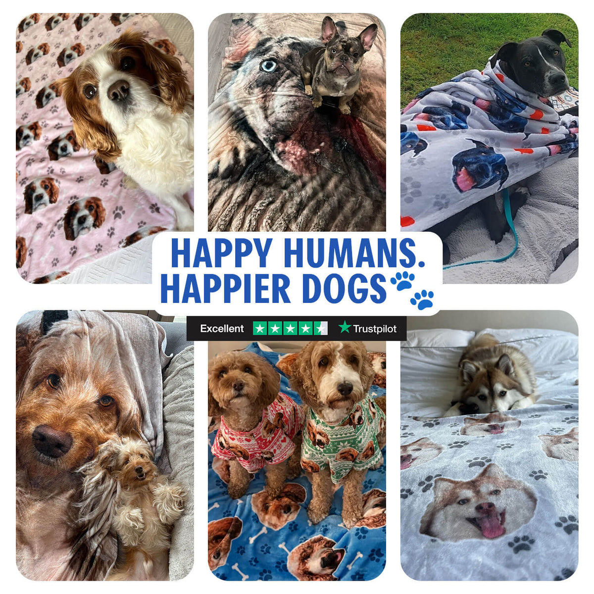 The Dogsy Personalised Blanket