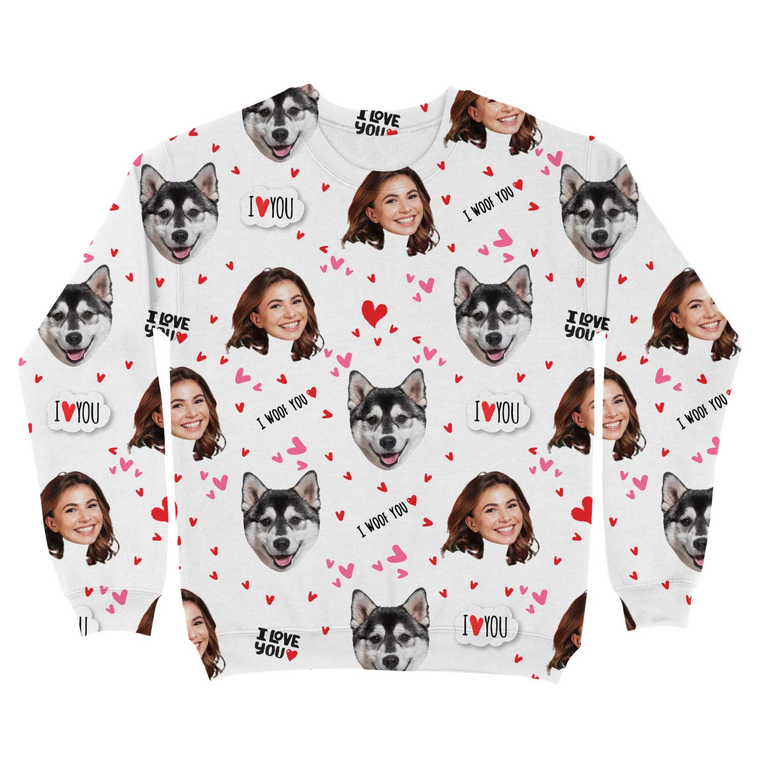 I Woof You Personalised Sweatshirt