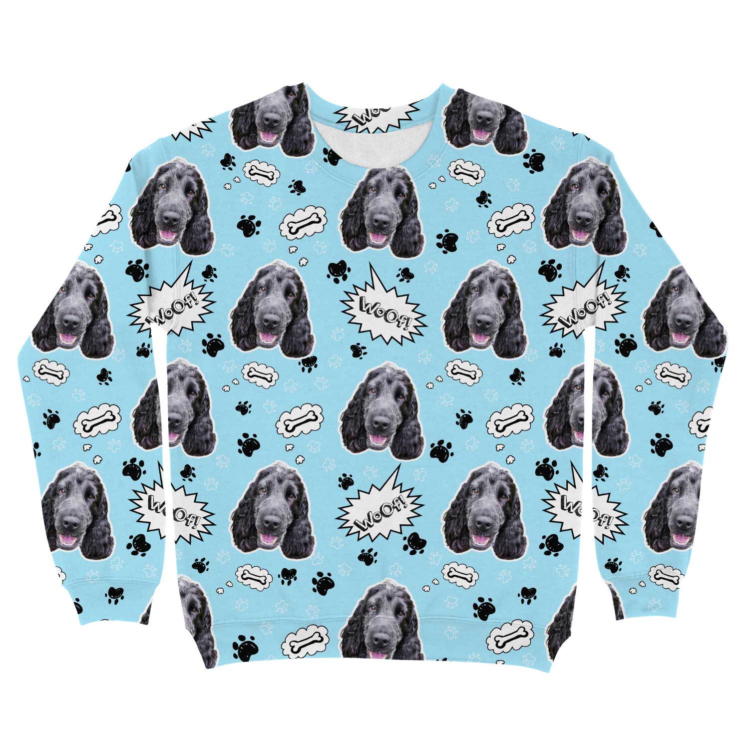 Woof Dog Personalised Sweatshirt