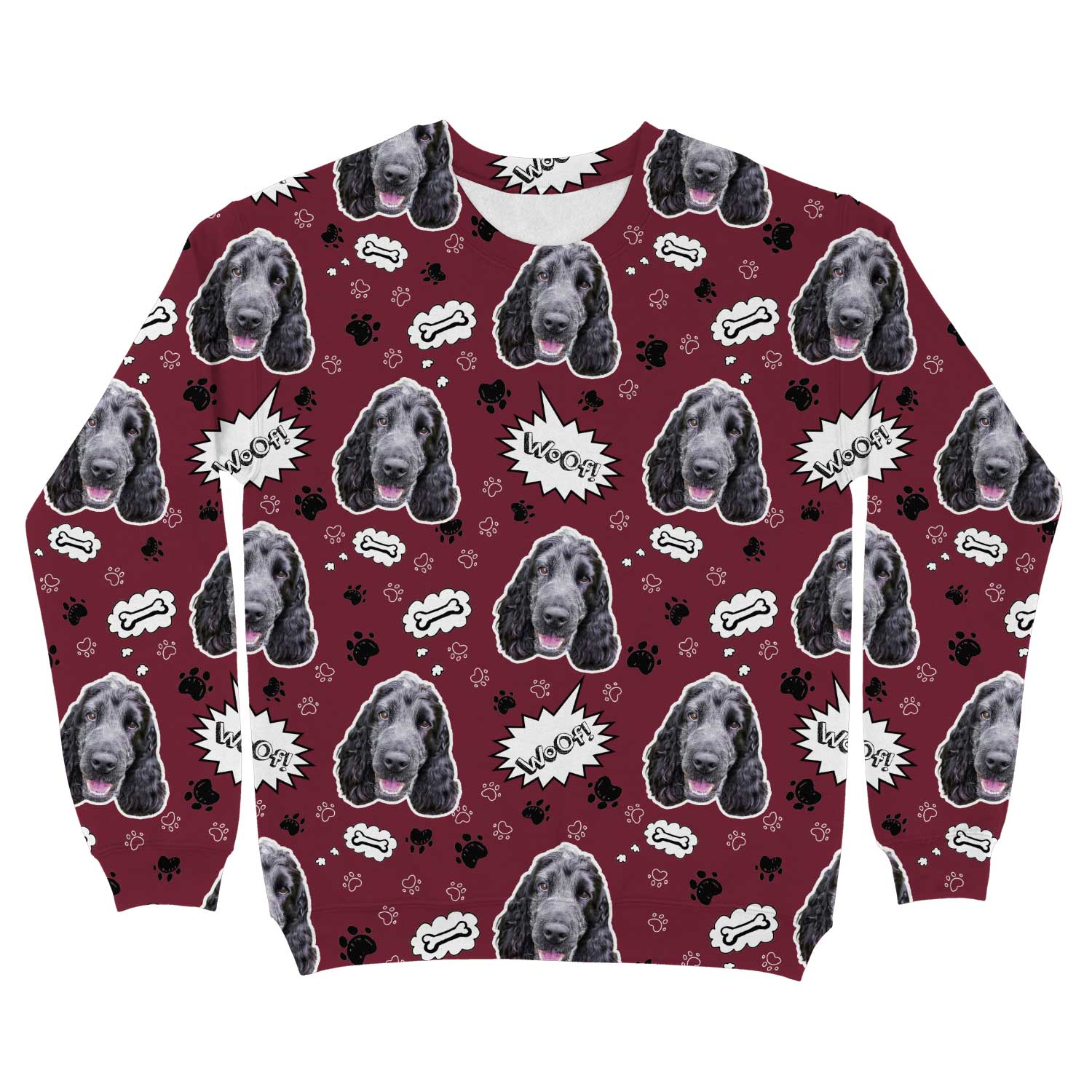 Woof Dog Personalised Sweatshirt