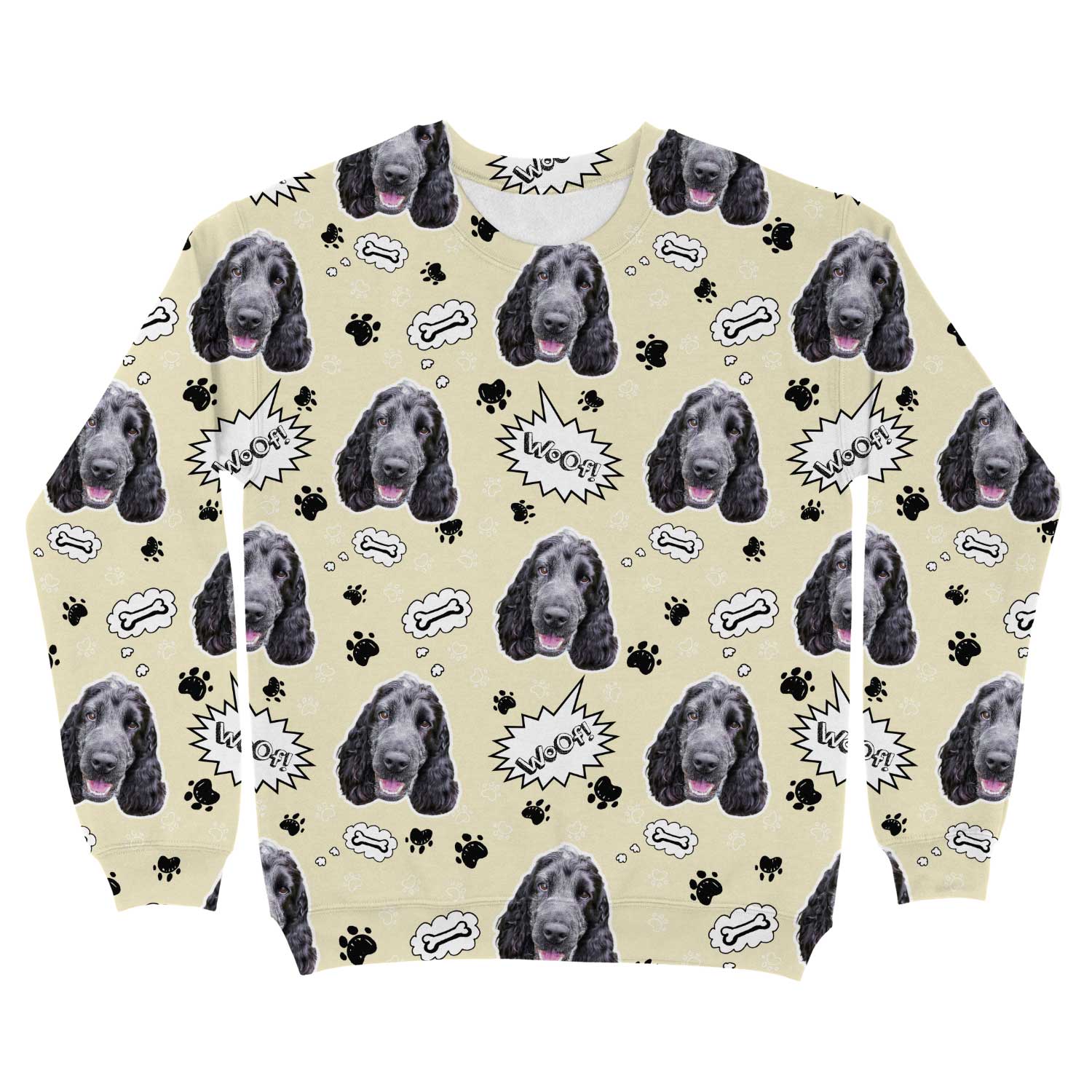 Woof Dog Personalised Sweatshirt