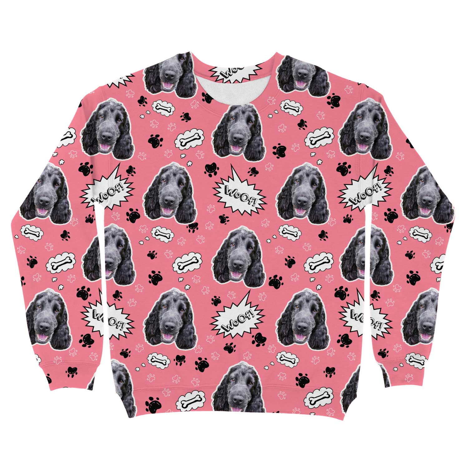 Woof Dog Personalised Sweatshirt