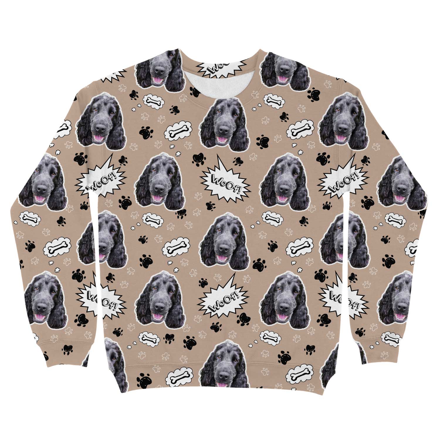 Woof Dog Personalised Sweatshirt