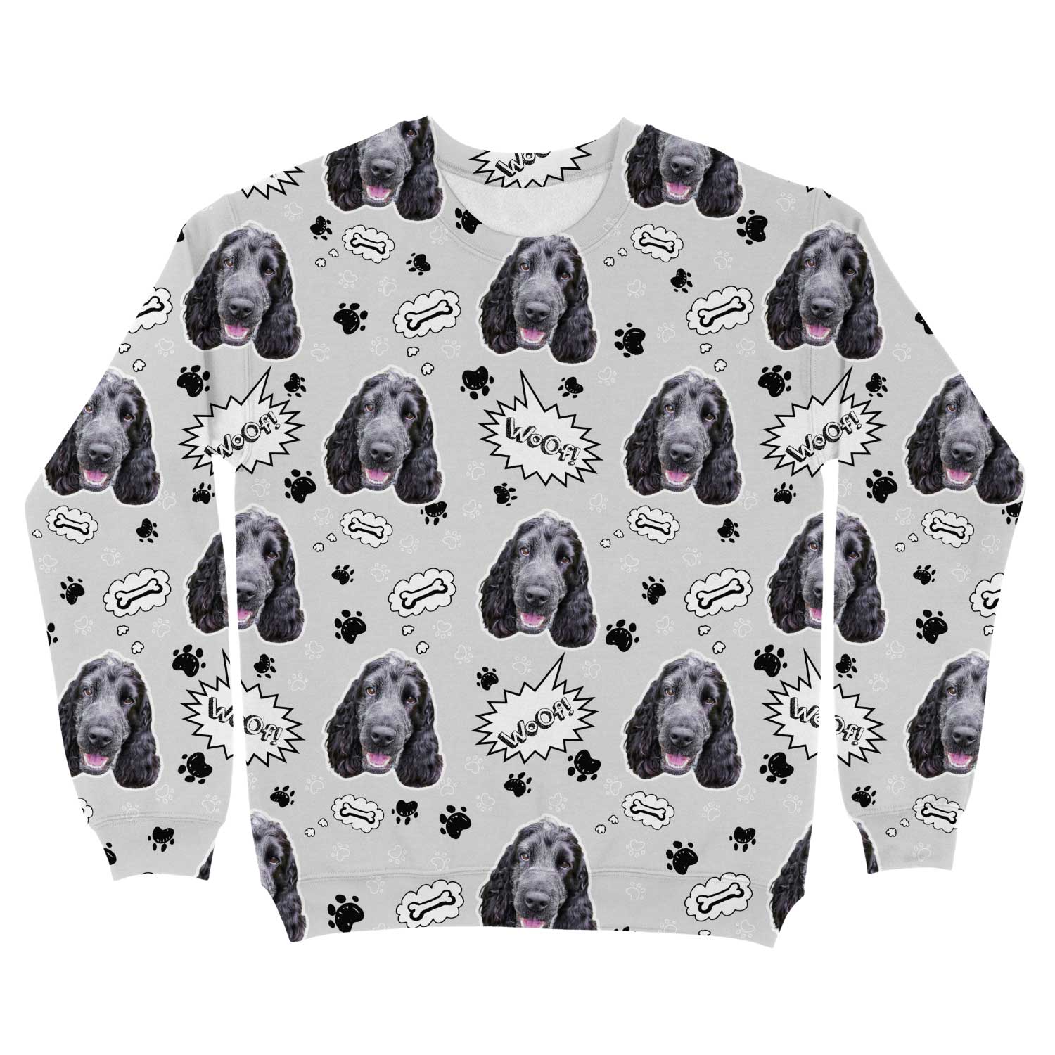 Woof Dog Personalised Sweatshirt