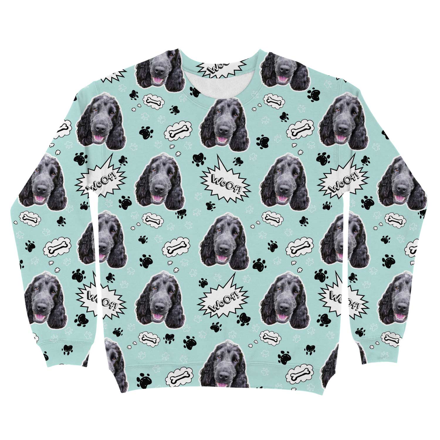 Woof Dog Personalised Sweatshirt