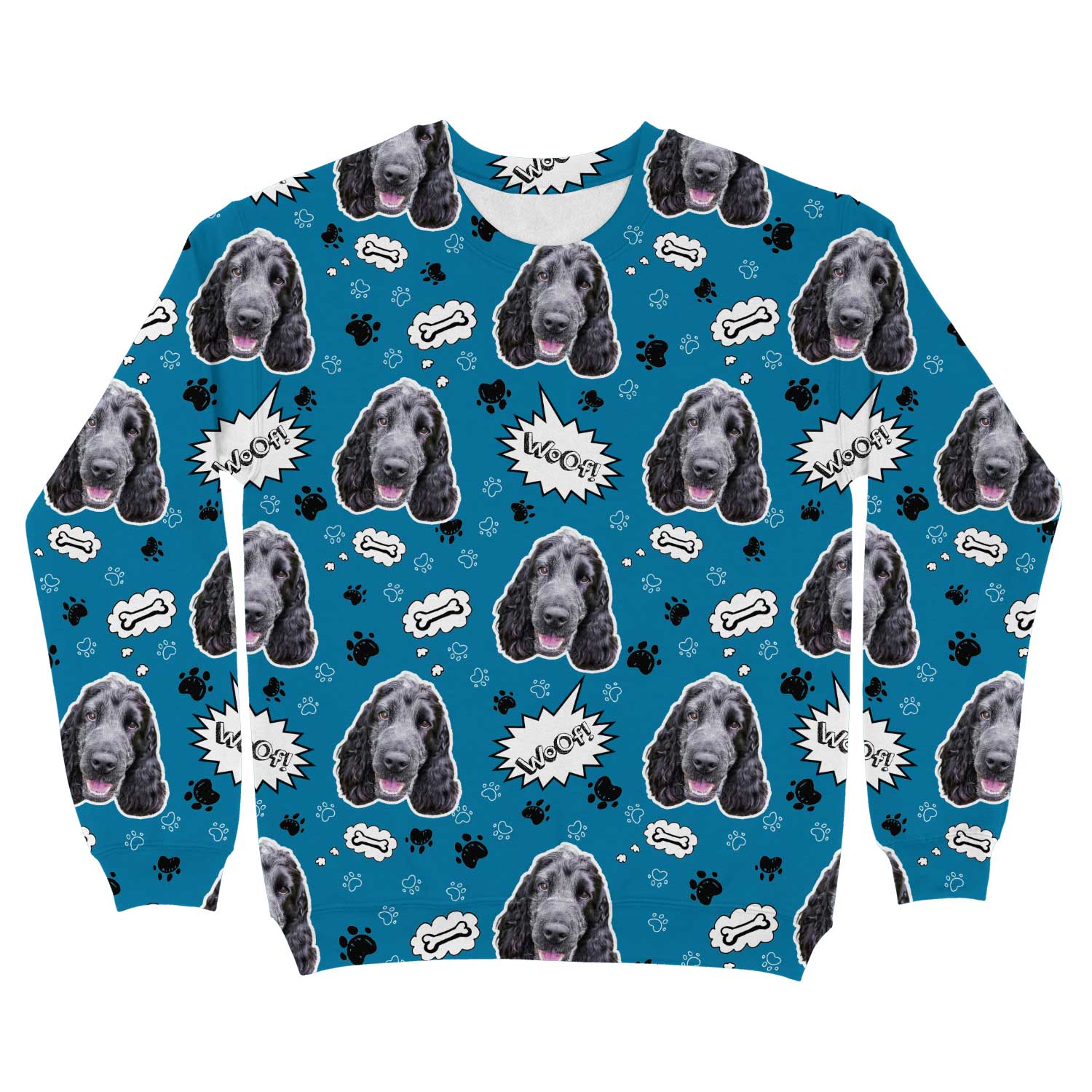 Woof Dog Personalised Sweatshirt