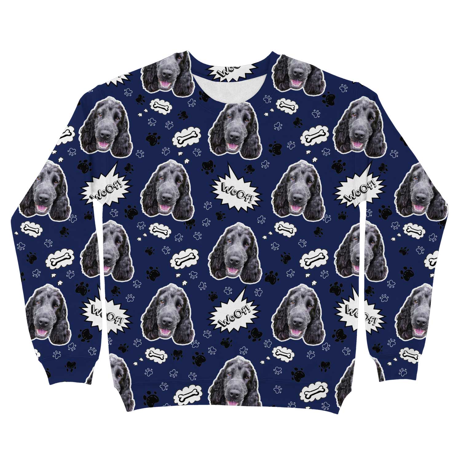 Woof Dog Personalised Sweatshirt