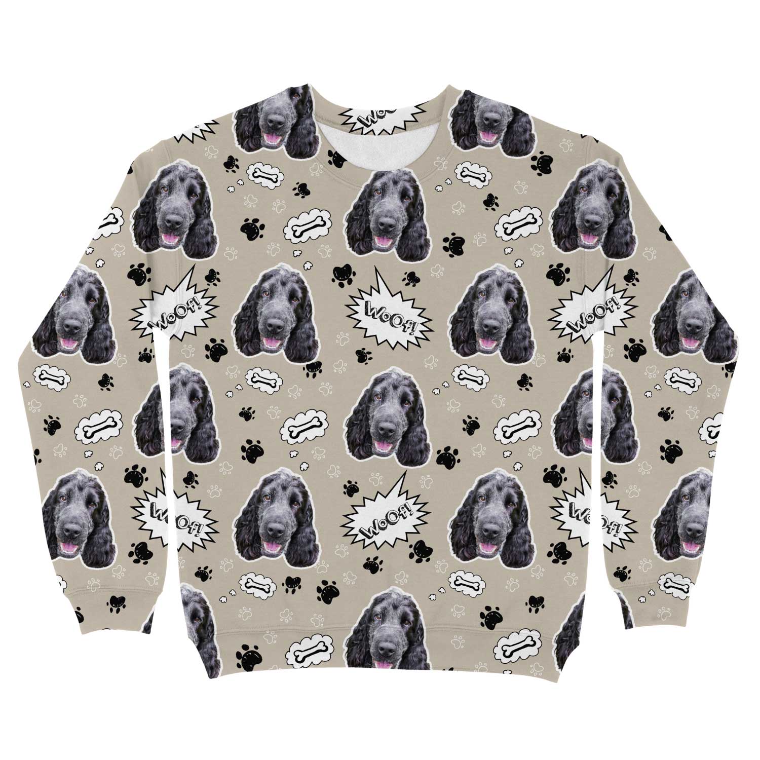Woof Dog Personalised Sweatshirt