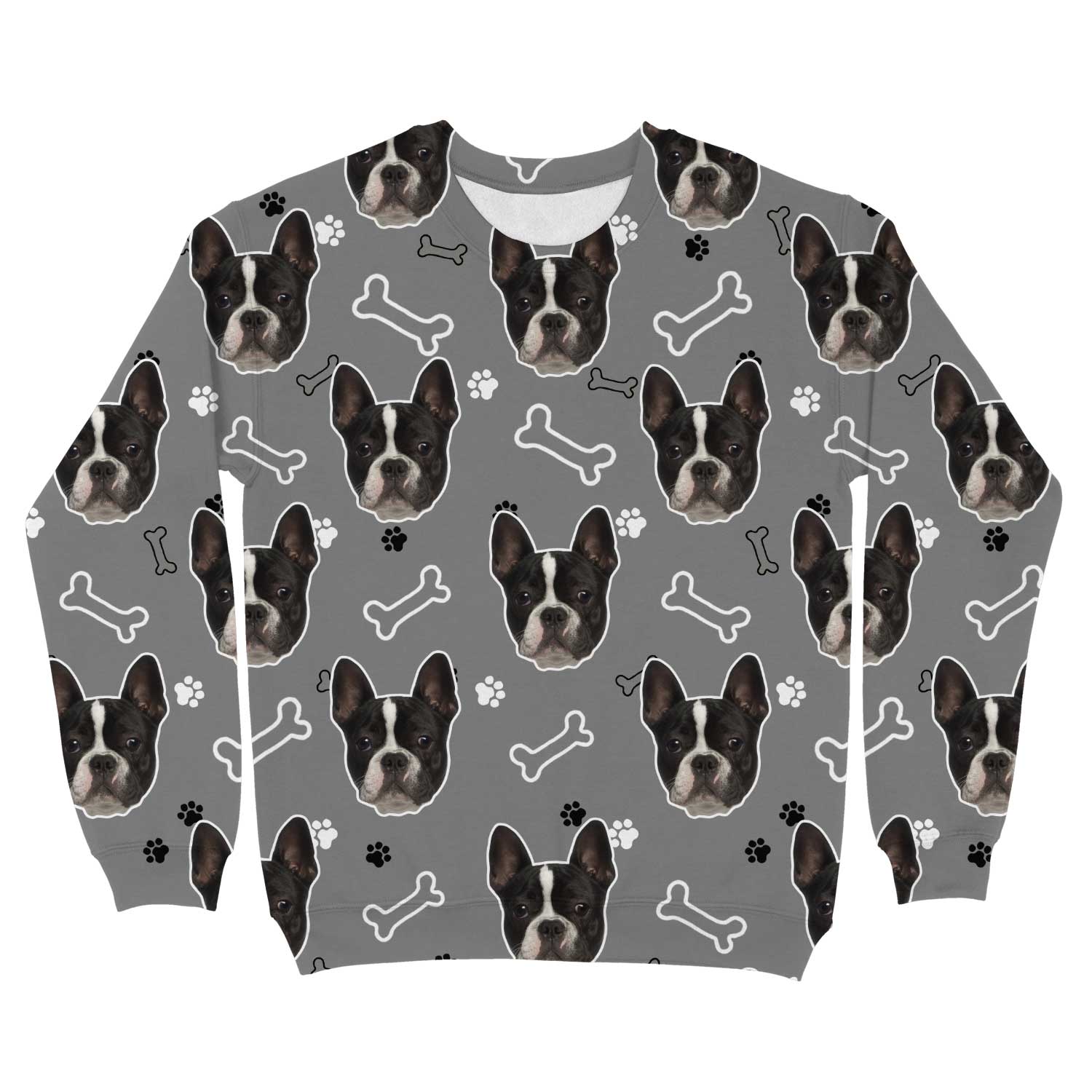 Doodle Paws and Bones Personalised Sweatshirt