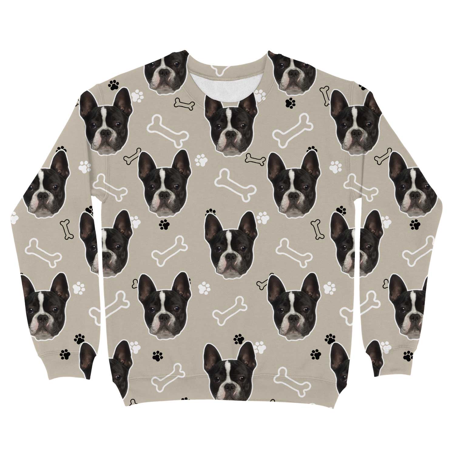 Doodle Paws and Bones Personalised Sweatshirt