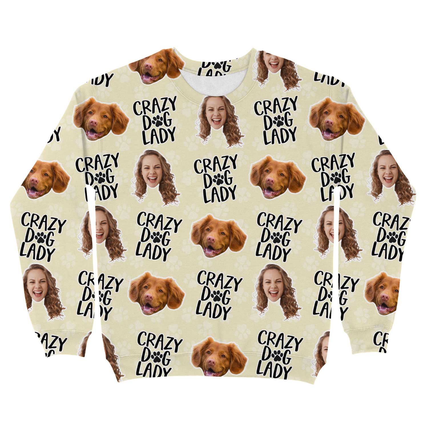 Crazy Dog Lady Personalised Sweatshirt