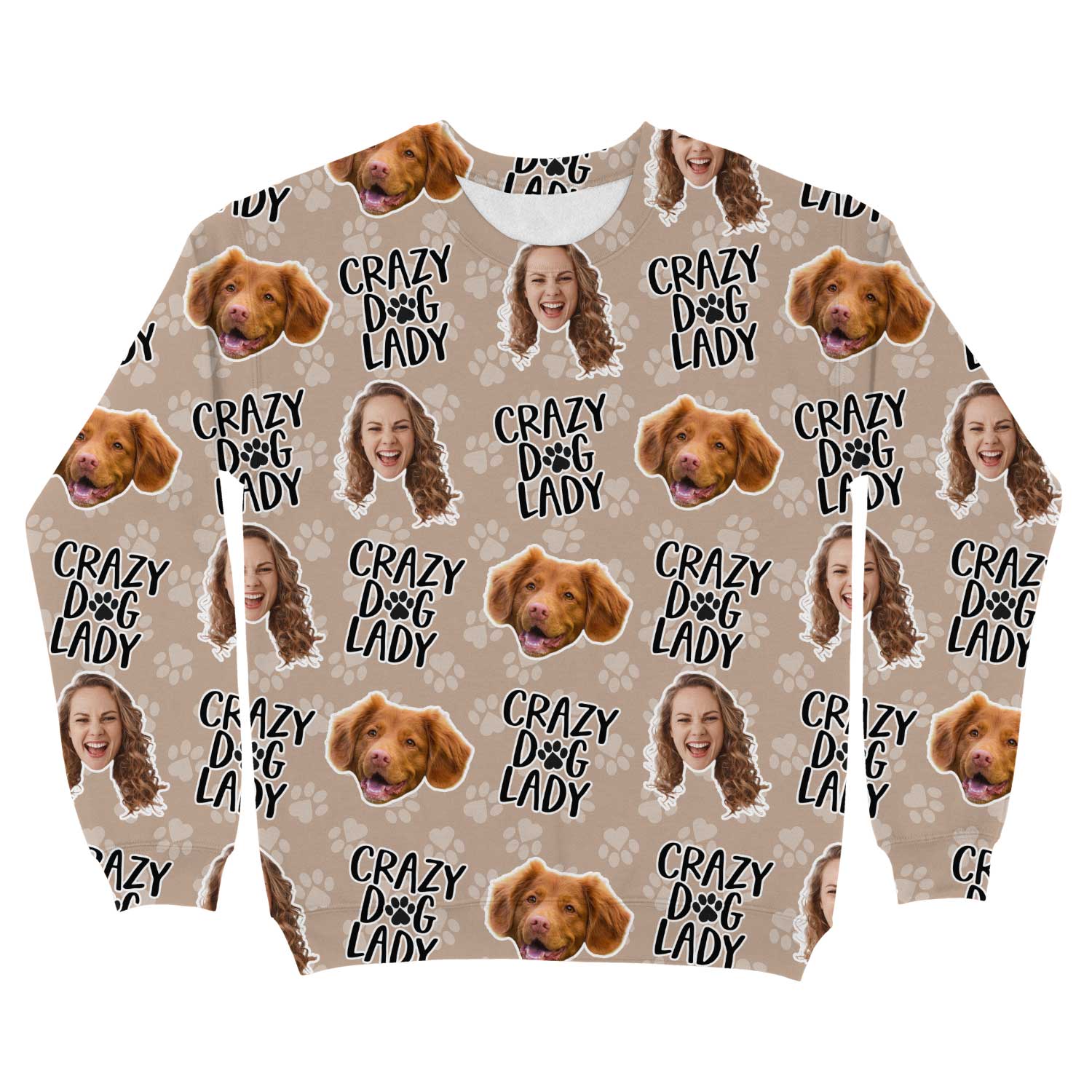 Crazy Dog Lady Personalised Sweatshirt