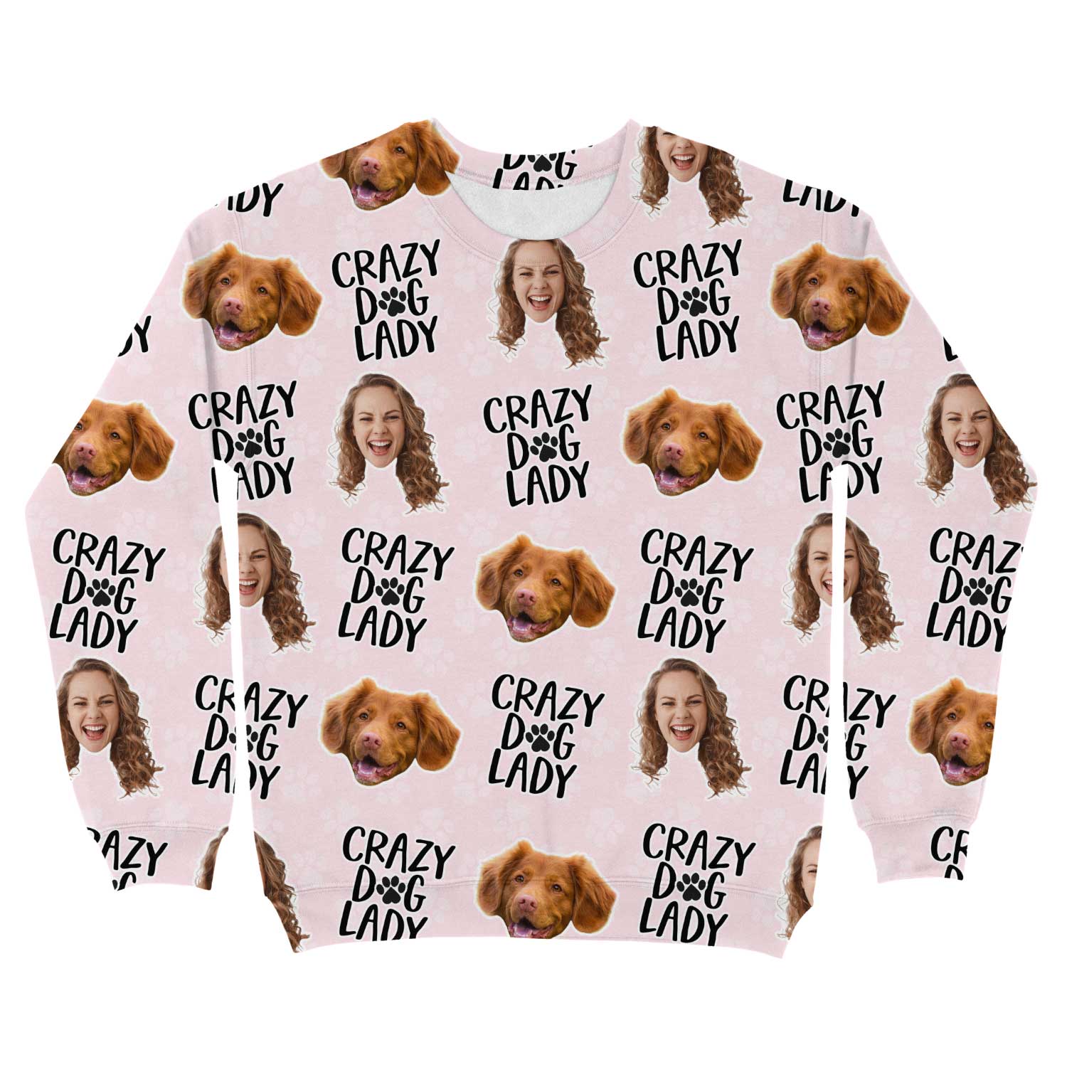 Crazy Dog Lady Personalised Sweatshirt