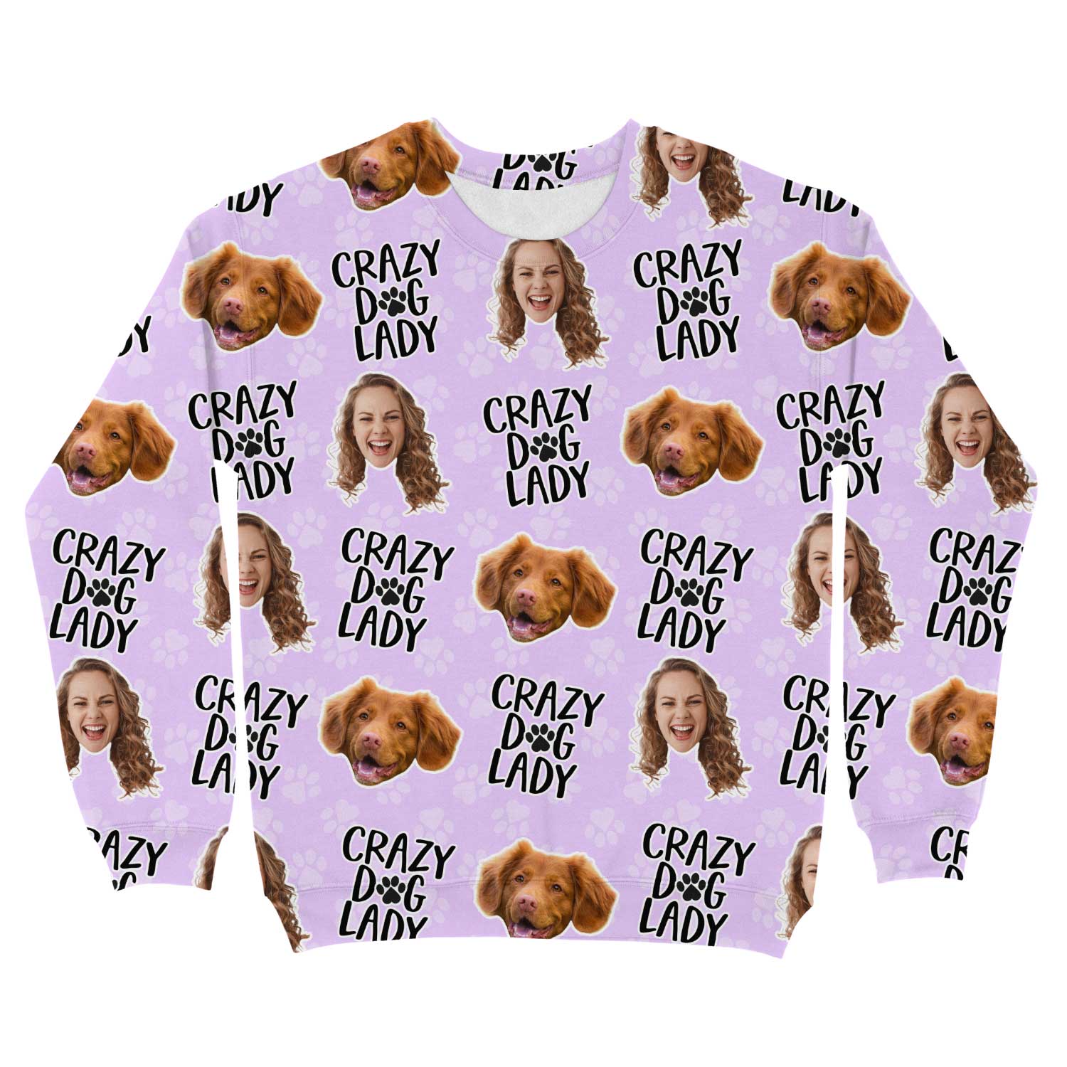 Crazy Dog Lady Personalised Sweatshirt