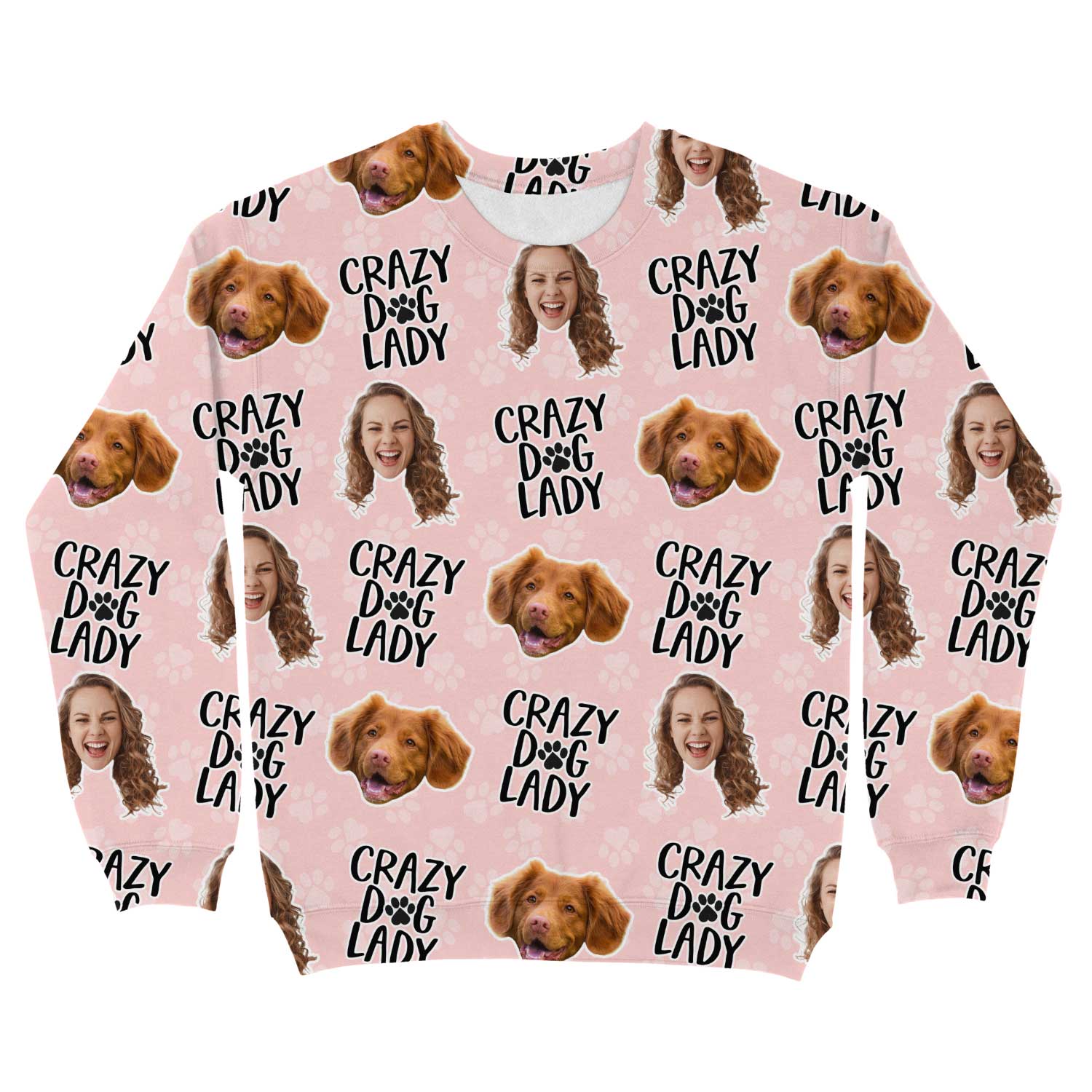 Crazy Dog Lady Personalised Sweatshirt