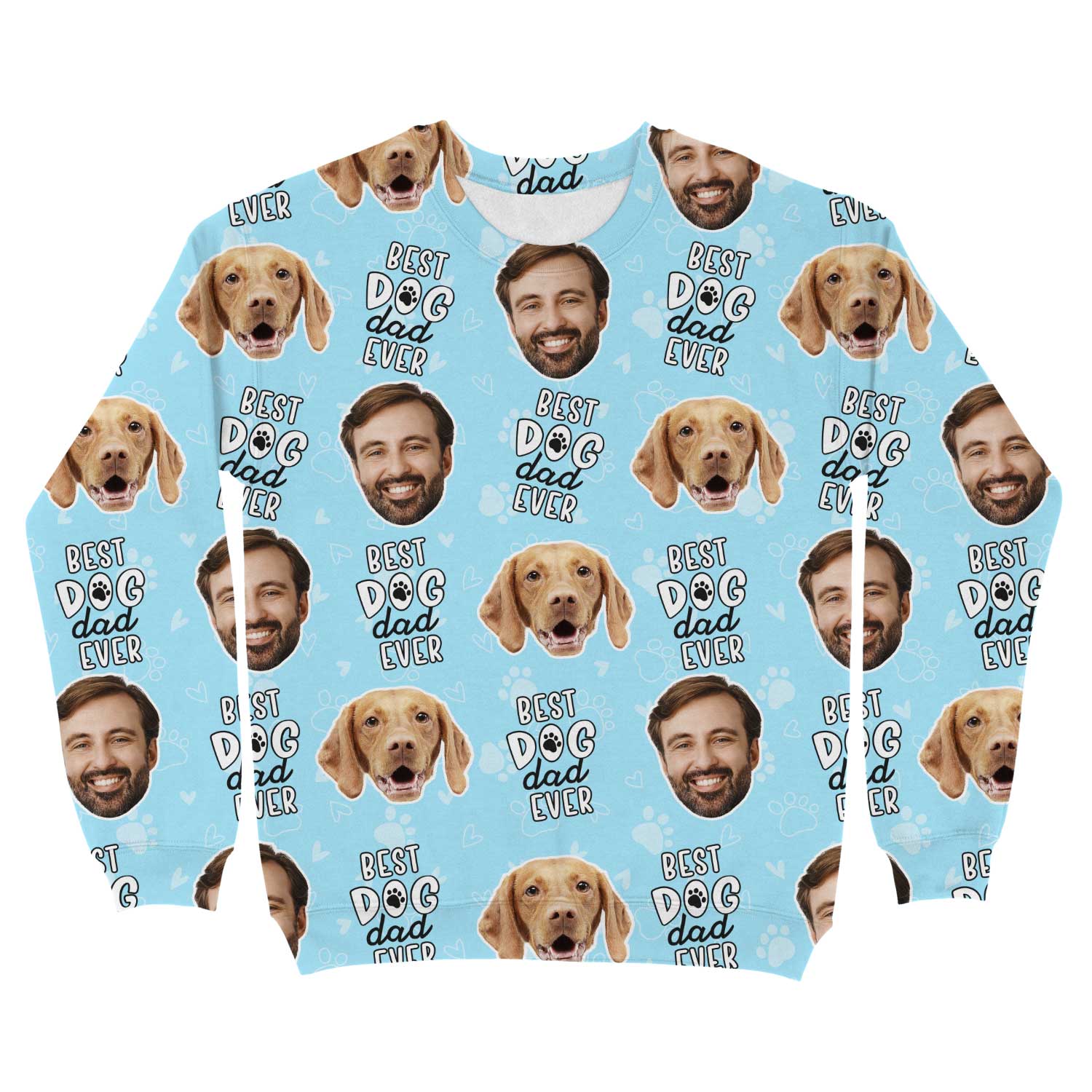 Best Dog Dad Ever Personalised Sweatshirt