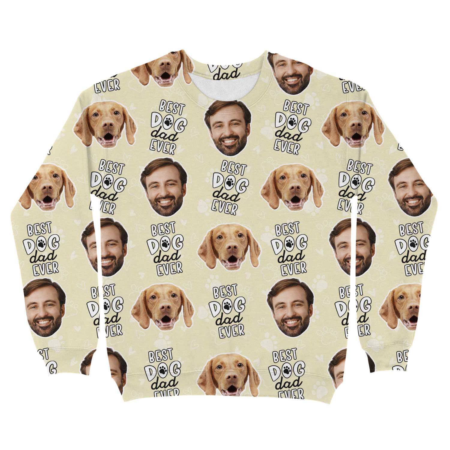 Best Dog Dad Ever Personalised Sweatshirt