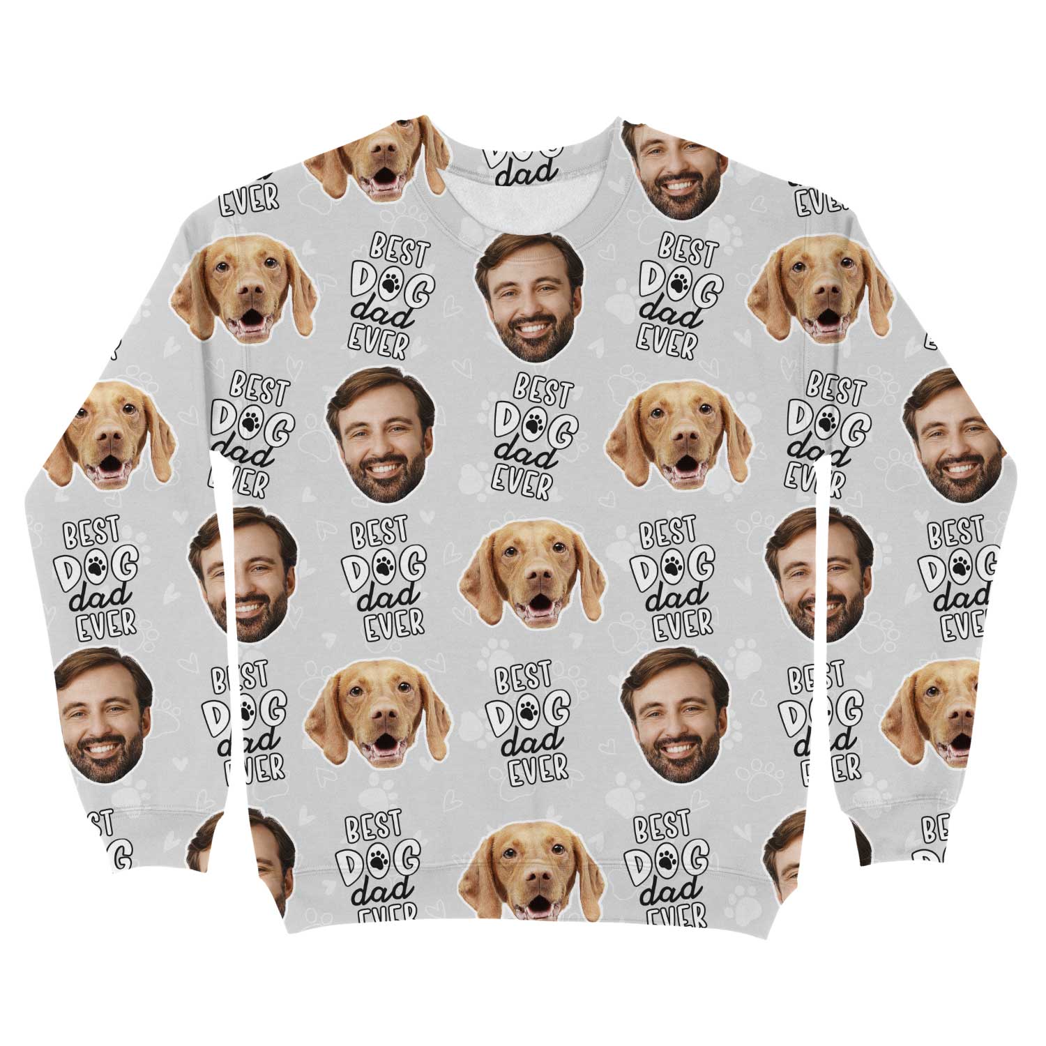 Best Dog Dad Ever Personalised Sweatshirt
