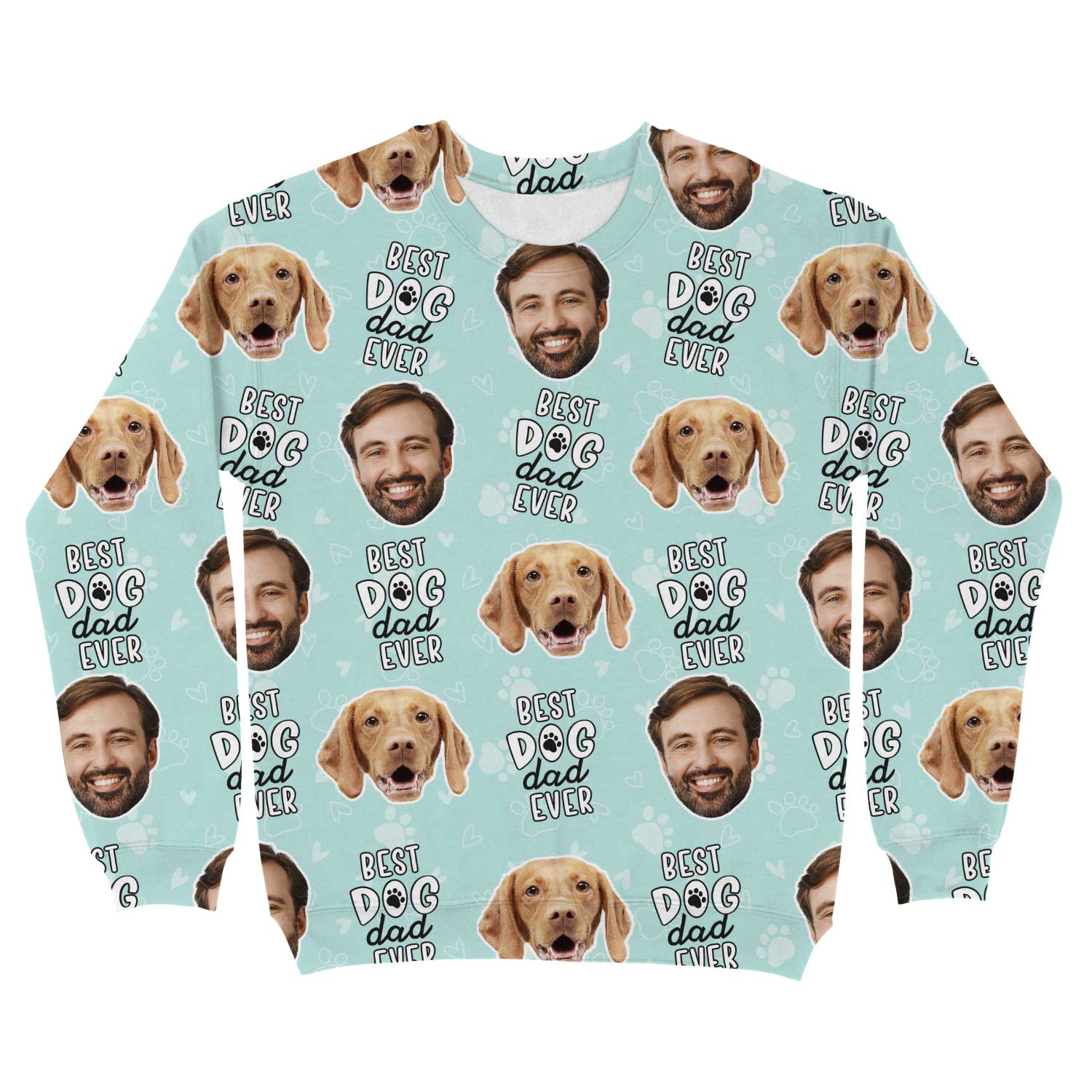 Best Dog Dad Ever Personalised Sweatshirt
