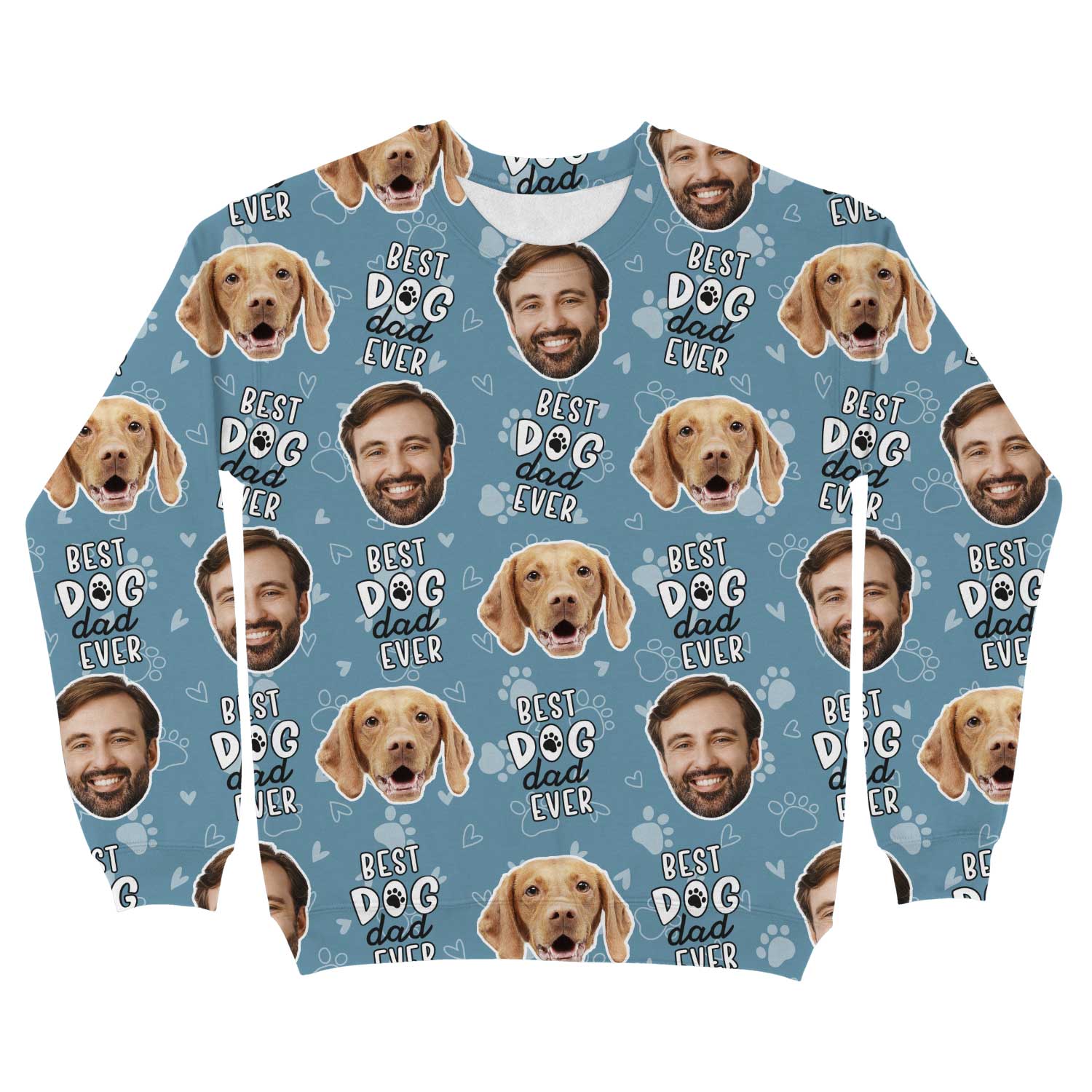 Best Dog Dad Ever Personalised Sweatshirt