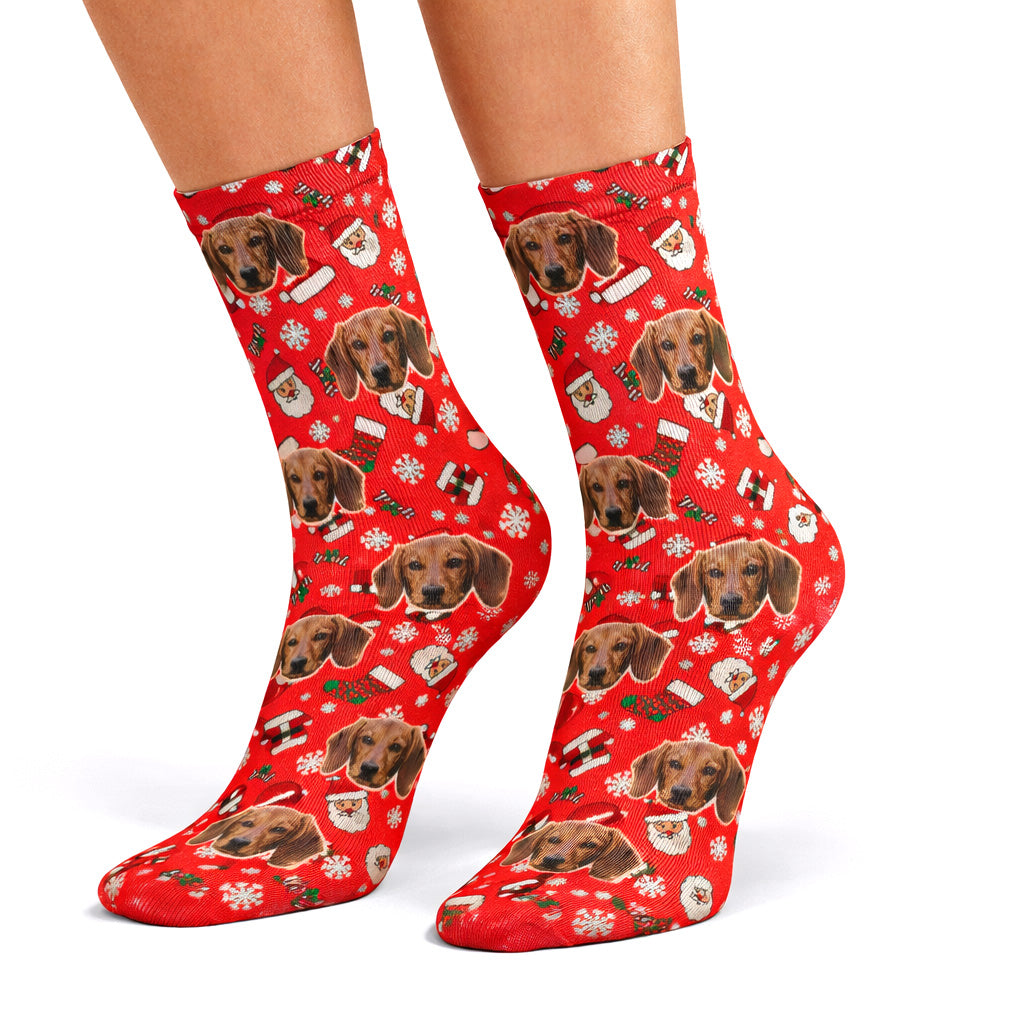 Santa My Dog Socks