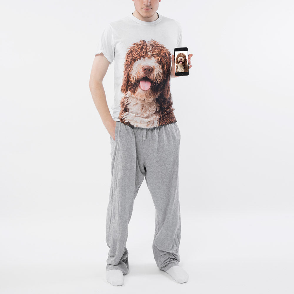 Dog Face Mens Pyjama Set