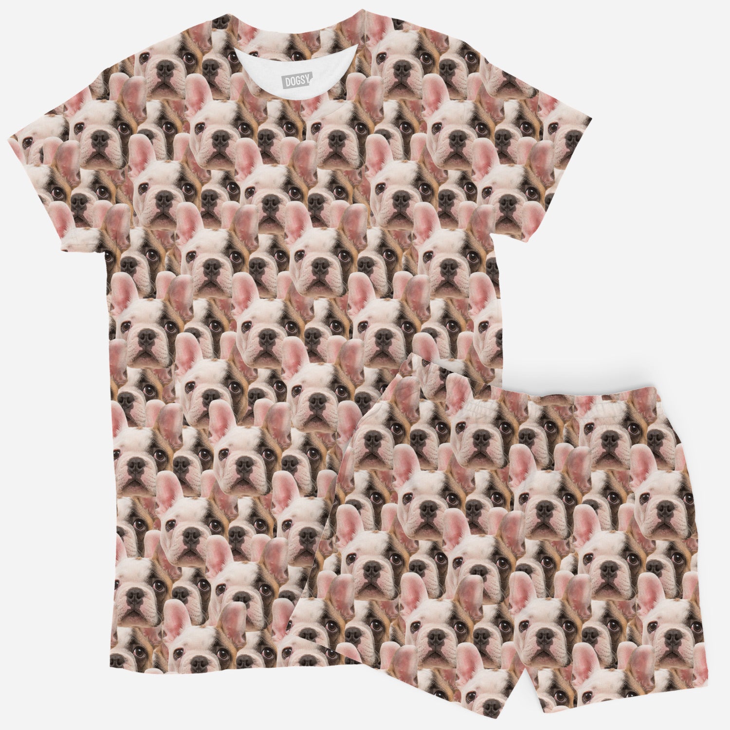 Women's Dog Mash Pyjamas - Shorts Set