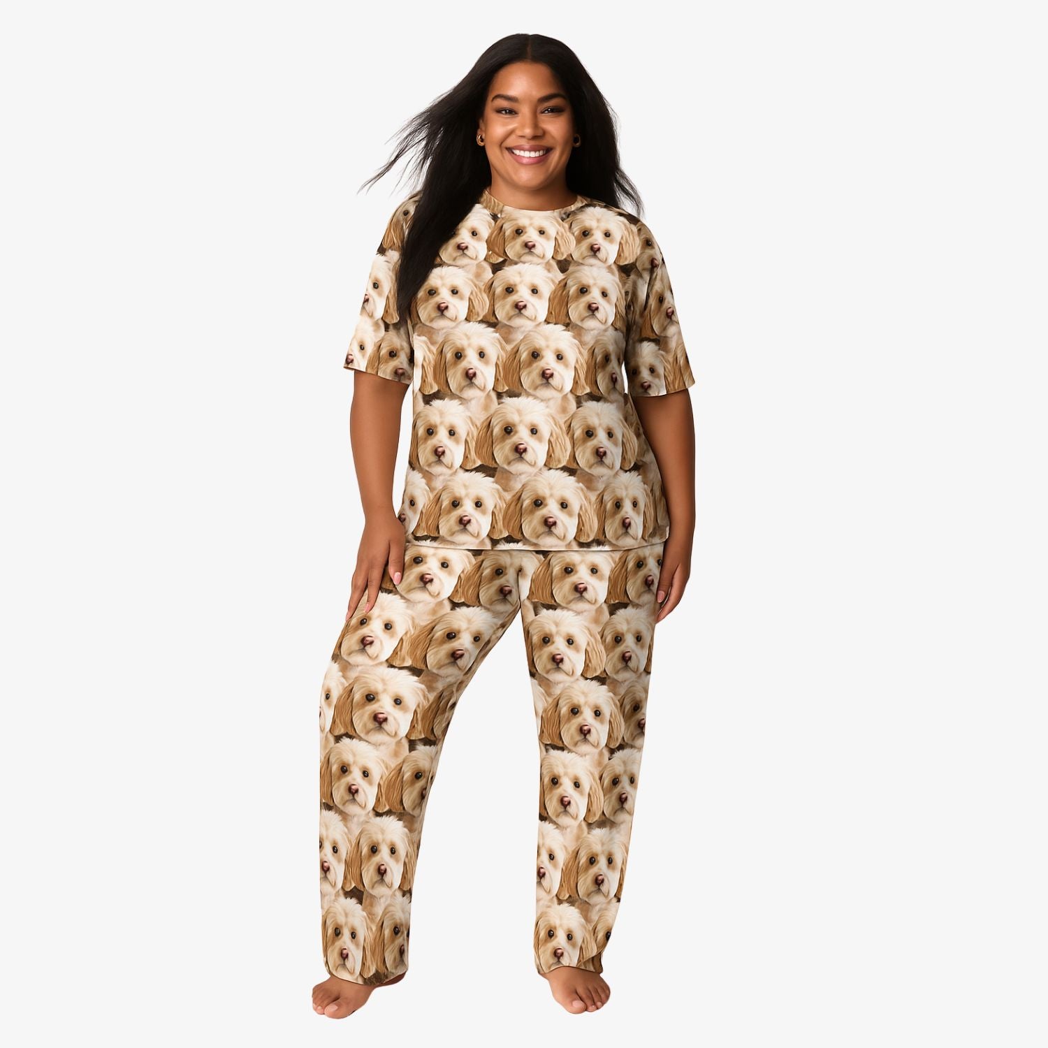 Women's Dog Mash Pyjamas - Trouser Set