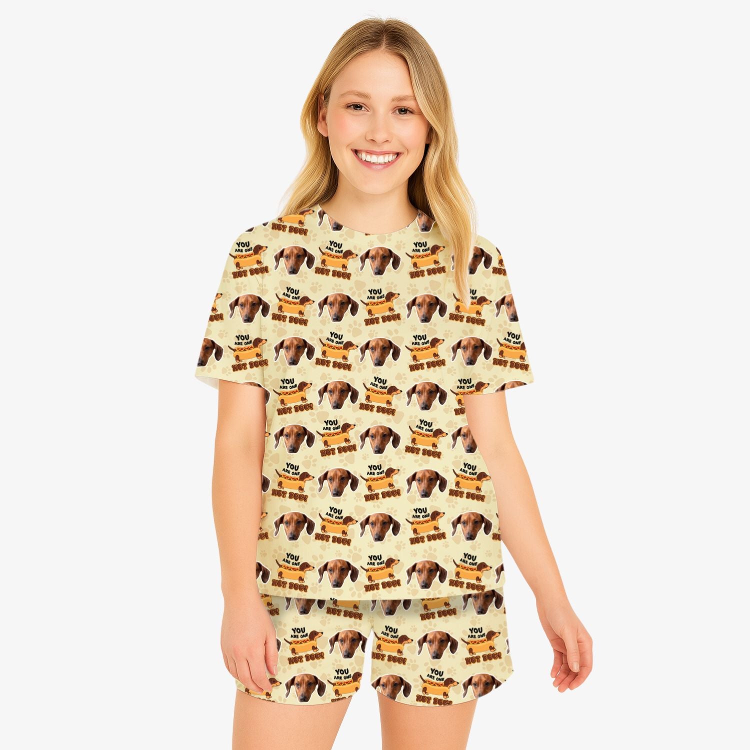 You Are One Hot Dog Women's Personalised PJs 