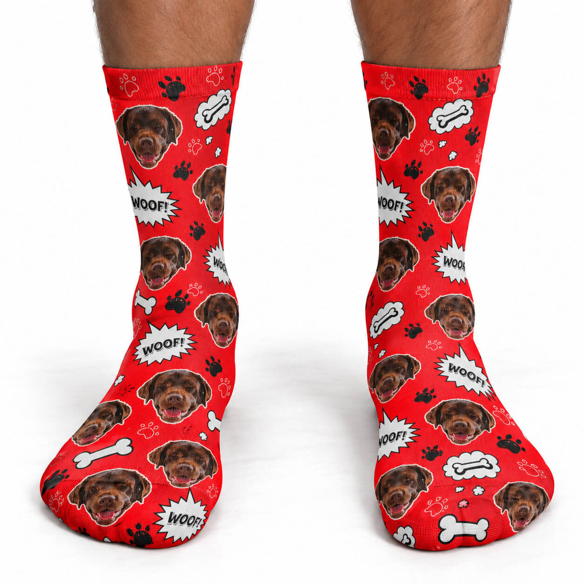 Woof Dog On Socks