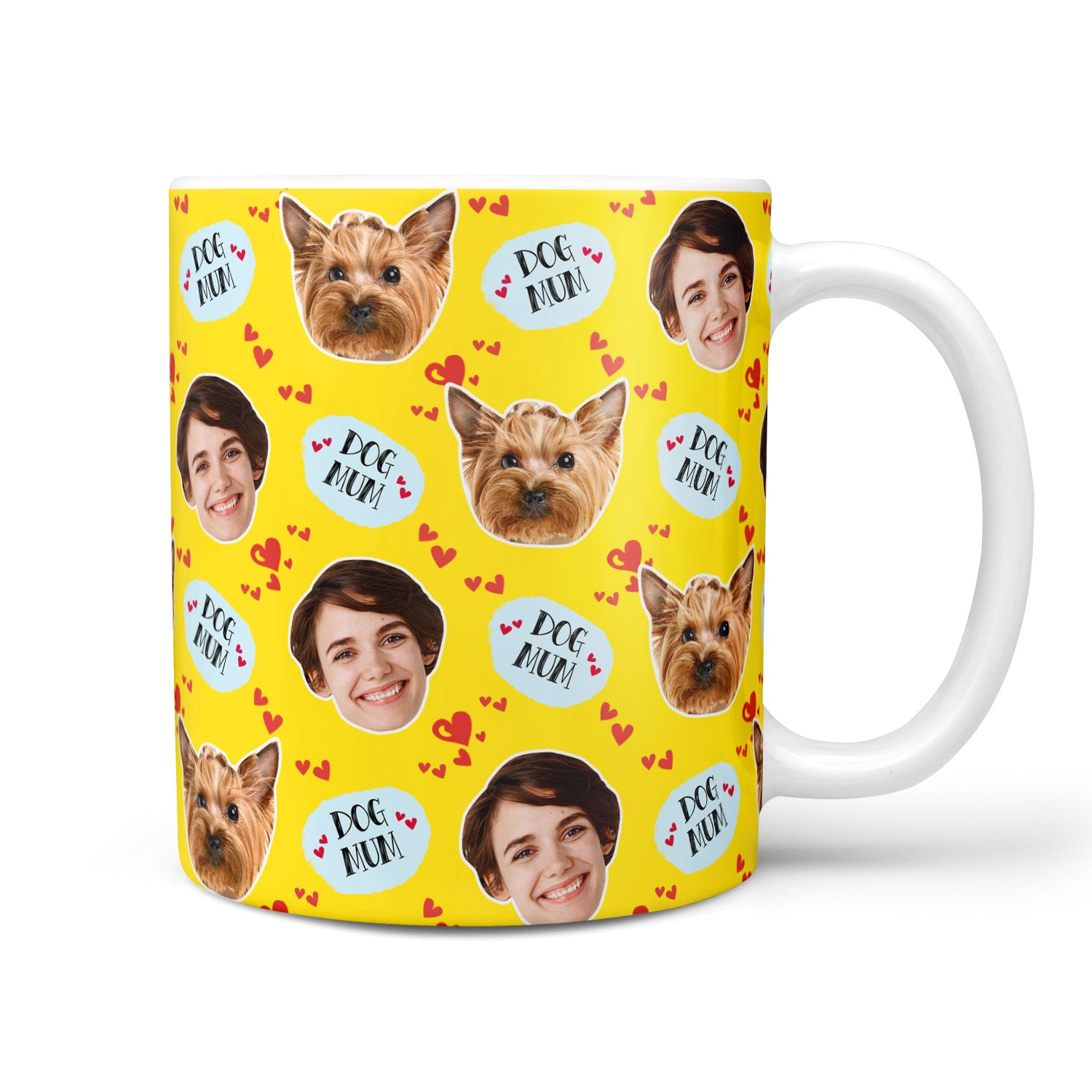Dog Mum Love Print Personalised Mug