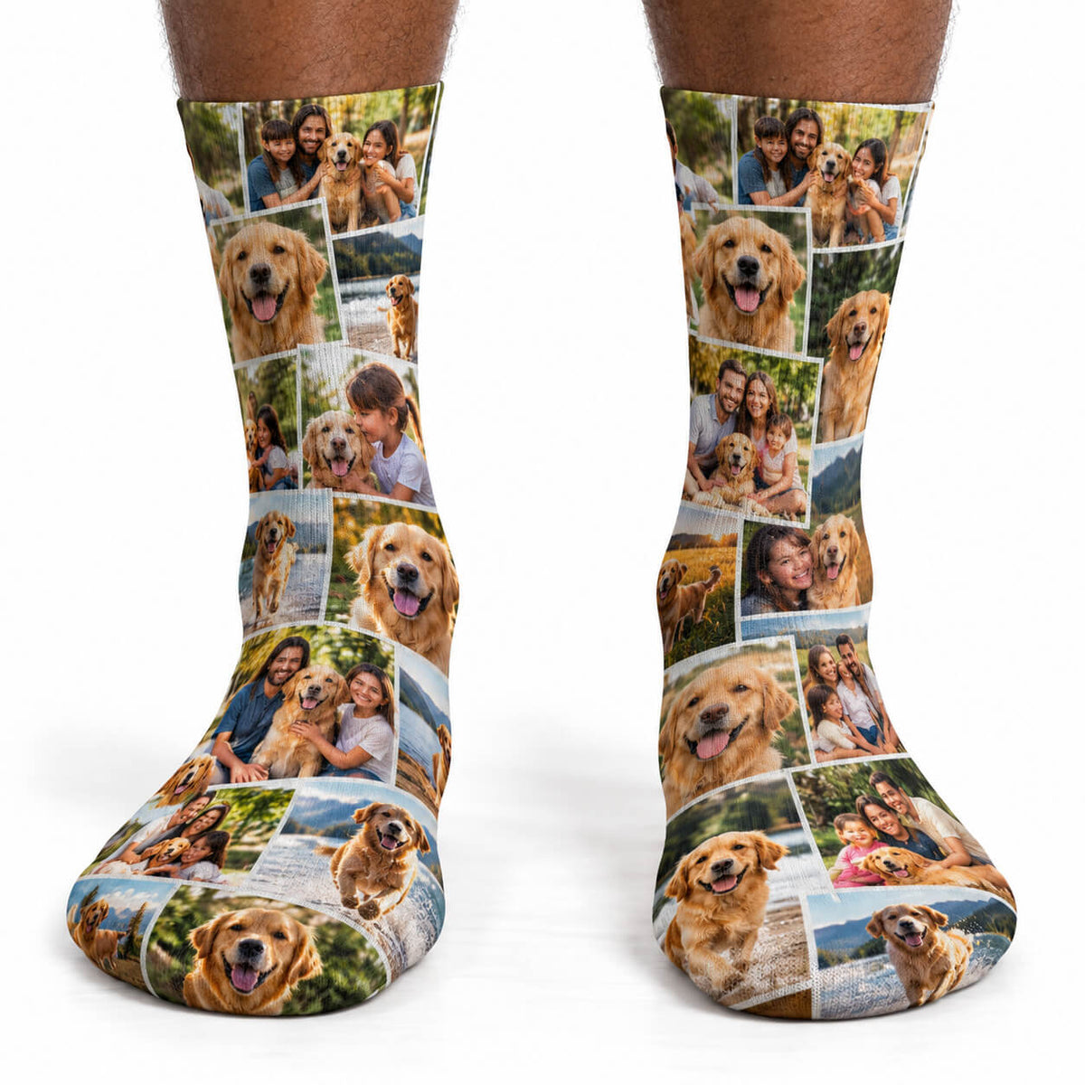 Your Dog Collage Socks