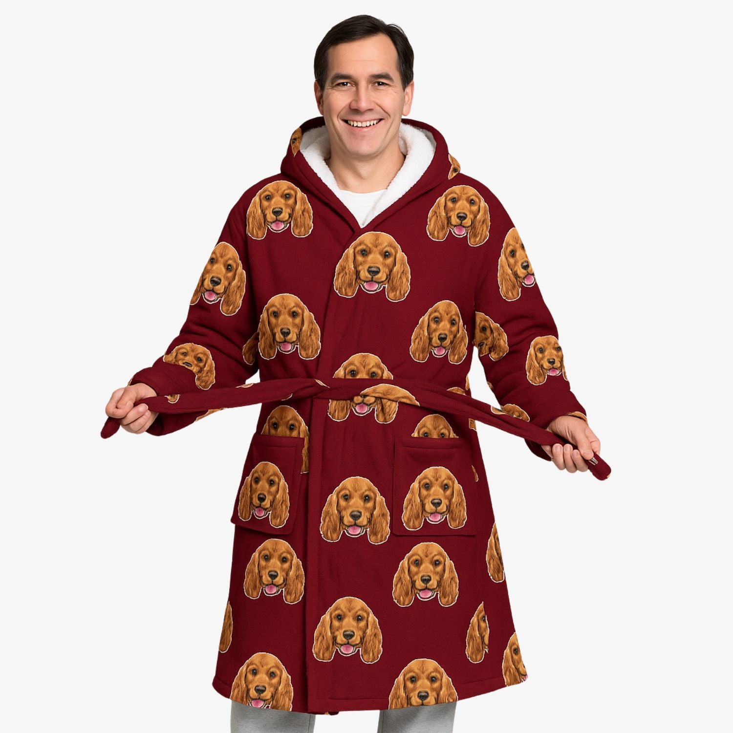 Your Dog's Face Personalised Dressing Gown