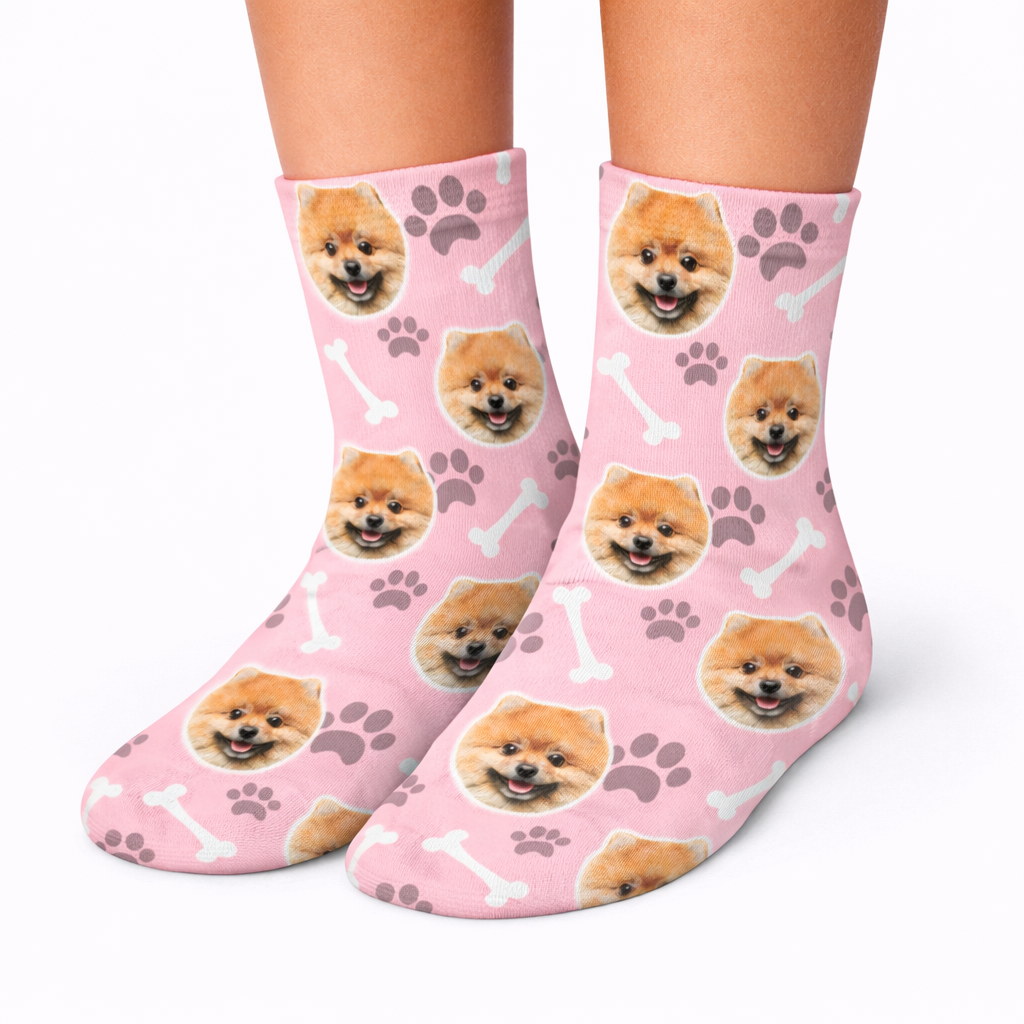 Your Dog On Kids Socks