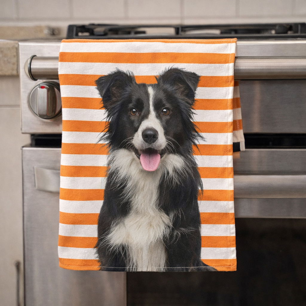 Your Dog Stripes Tea Towel