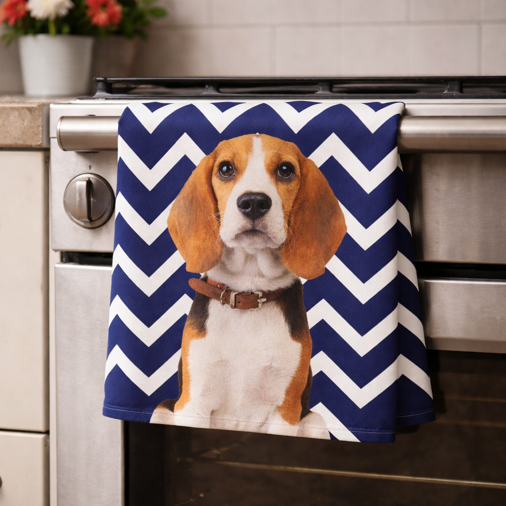 Your Dog Zig Zag Tea Towel