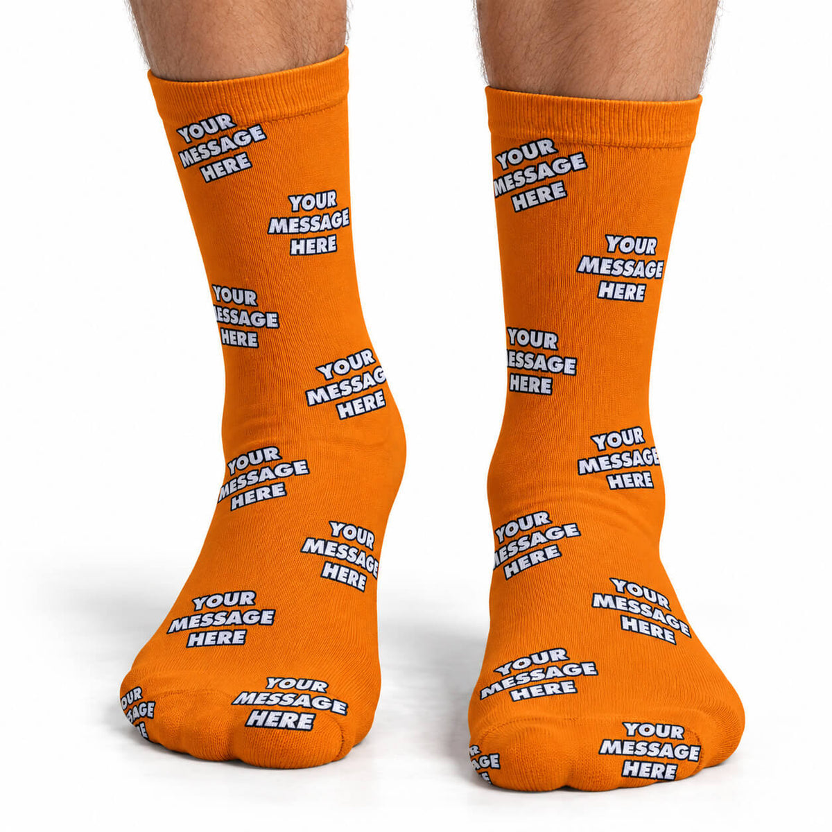 Your Message Personalised Dog Socks