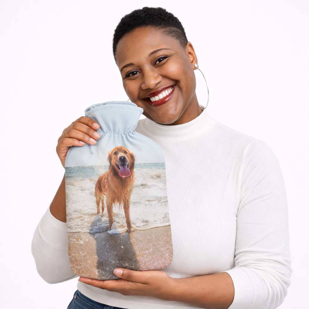 Your Photo Dog Hot Water Bottle