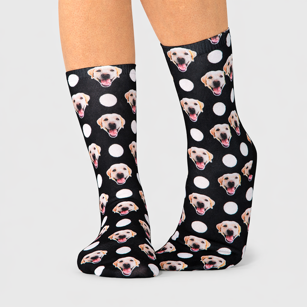 Polka Dog Socks