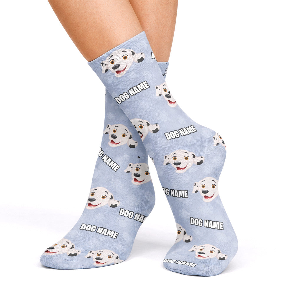 Your Cartoon Dog Personalised Socks