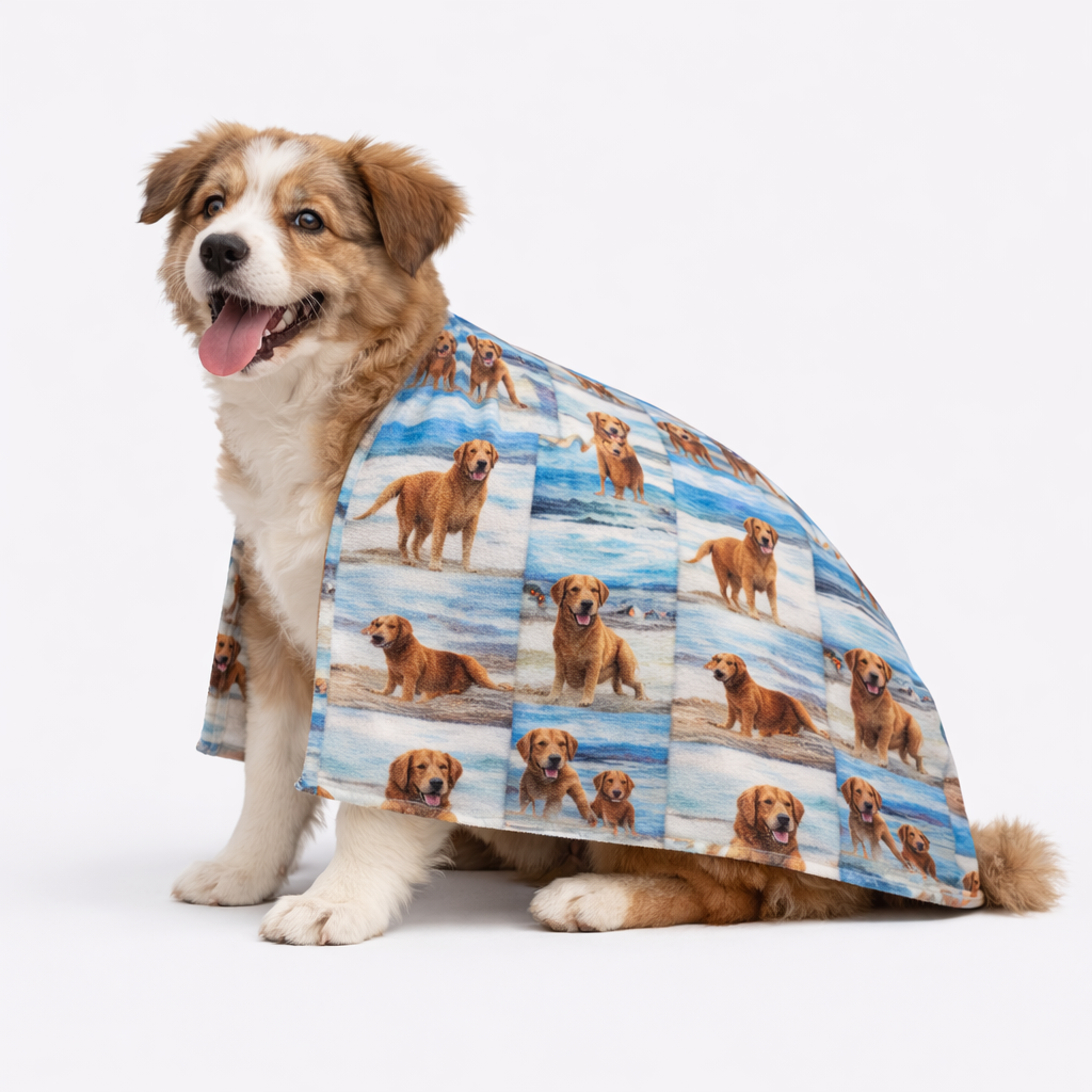 Your Dog Collage Towel