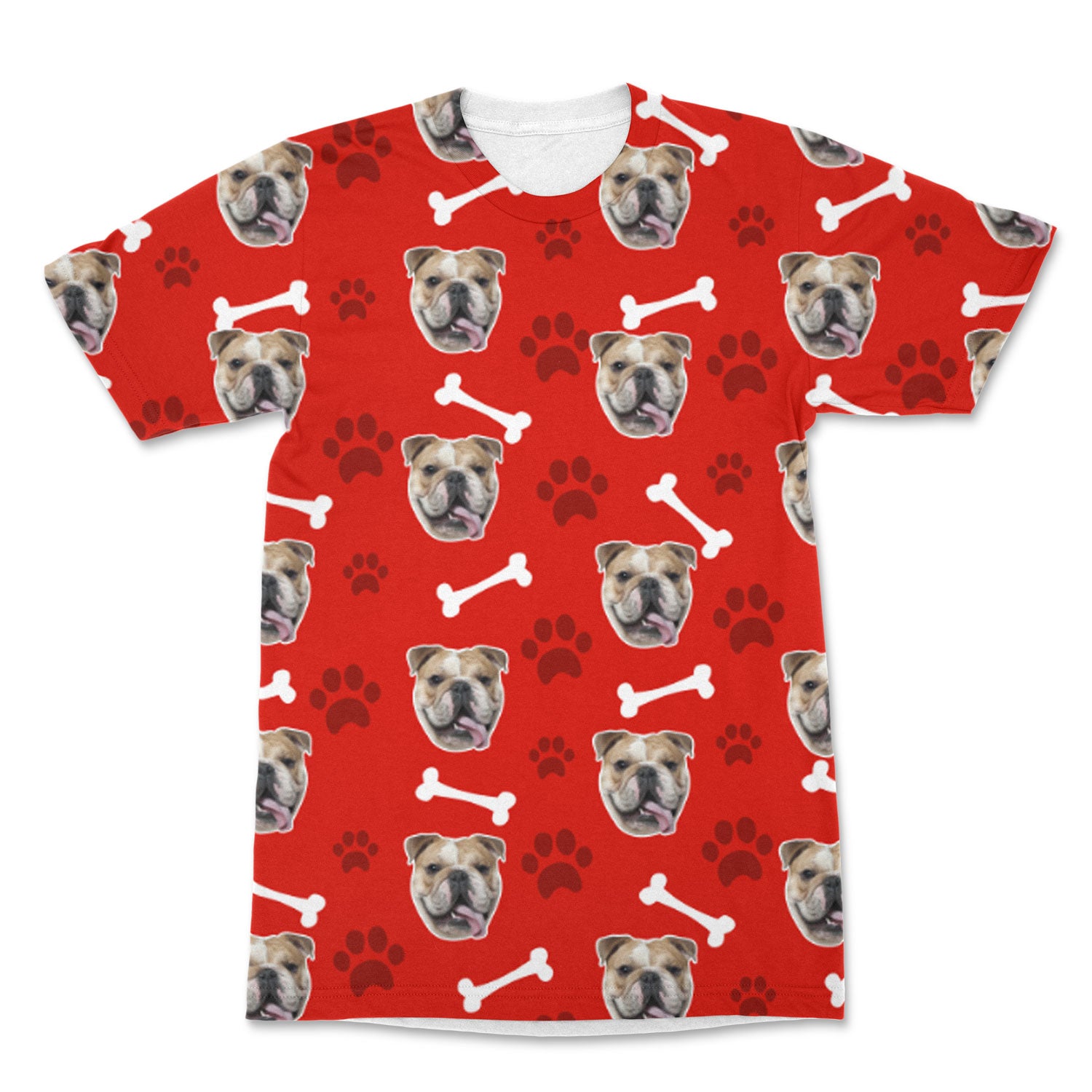 Your Dog Pattern All Over Unisex T-Shirt