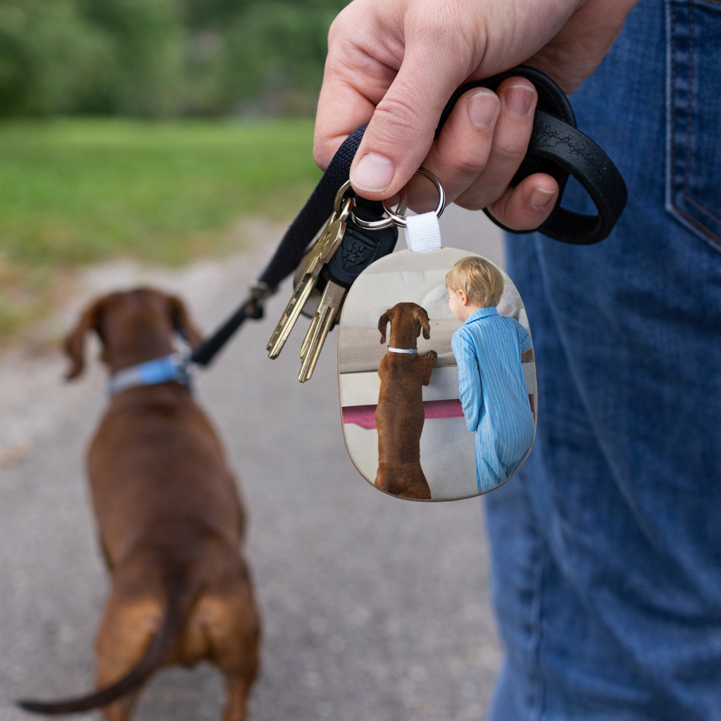 Personalised Dog Keyring