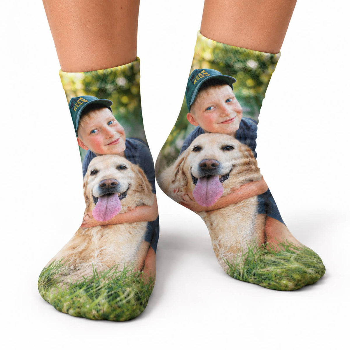 Full Photo Personalised Kids Socks