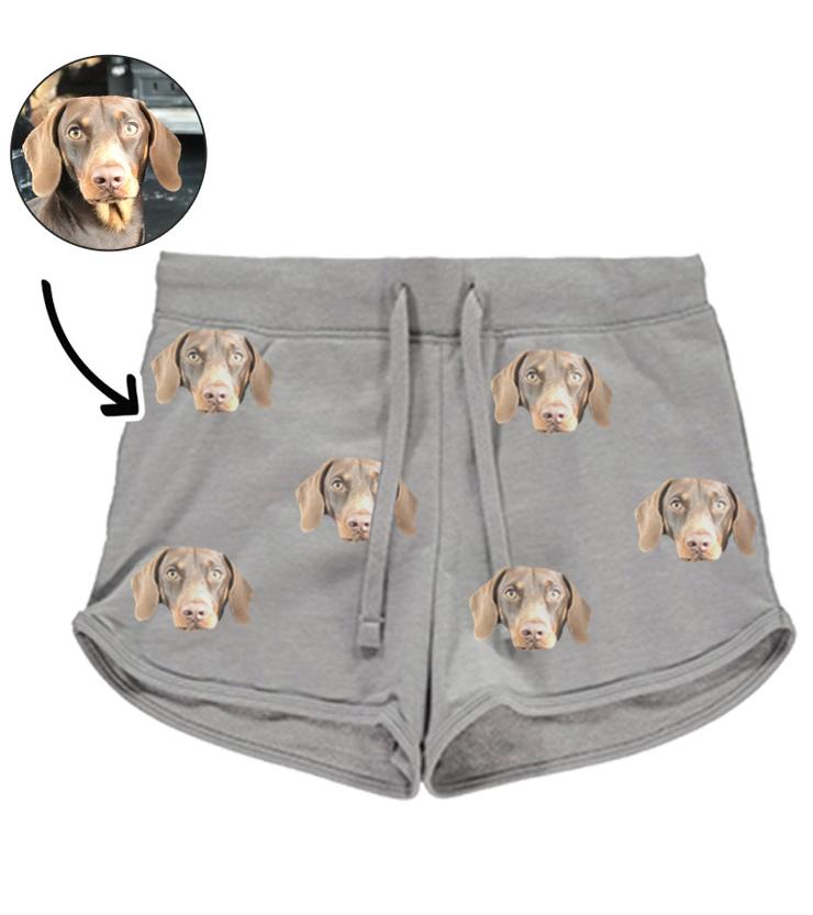 Personalised Dog Ladies Shorts