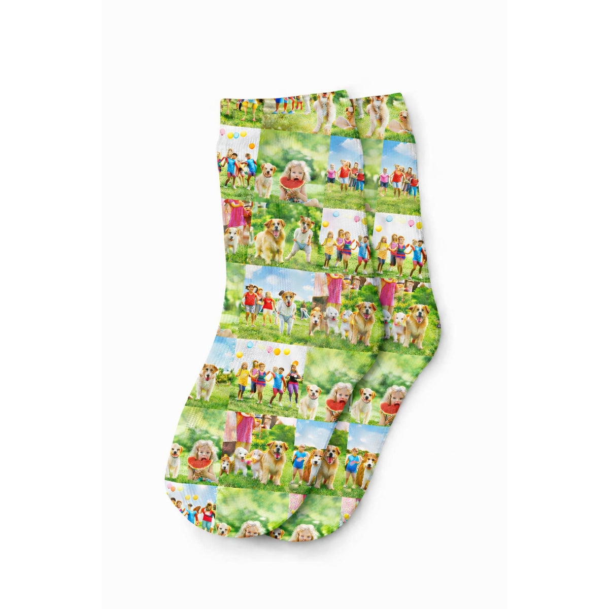 Photo Collage Kids Socks