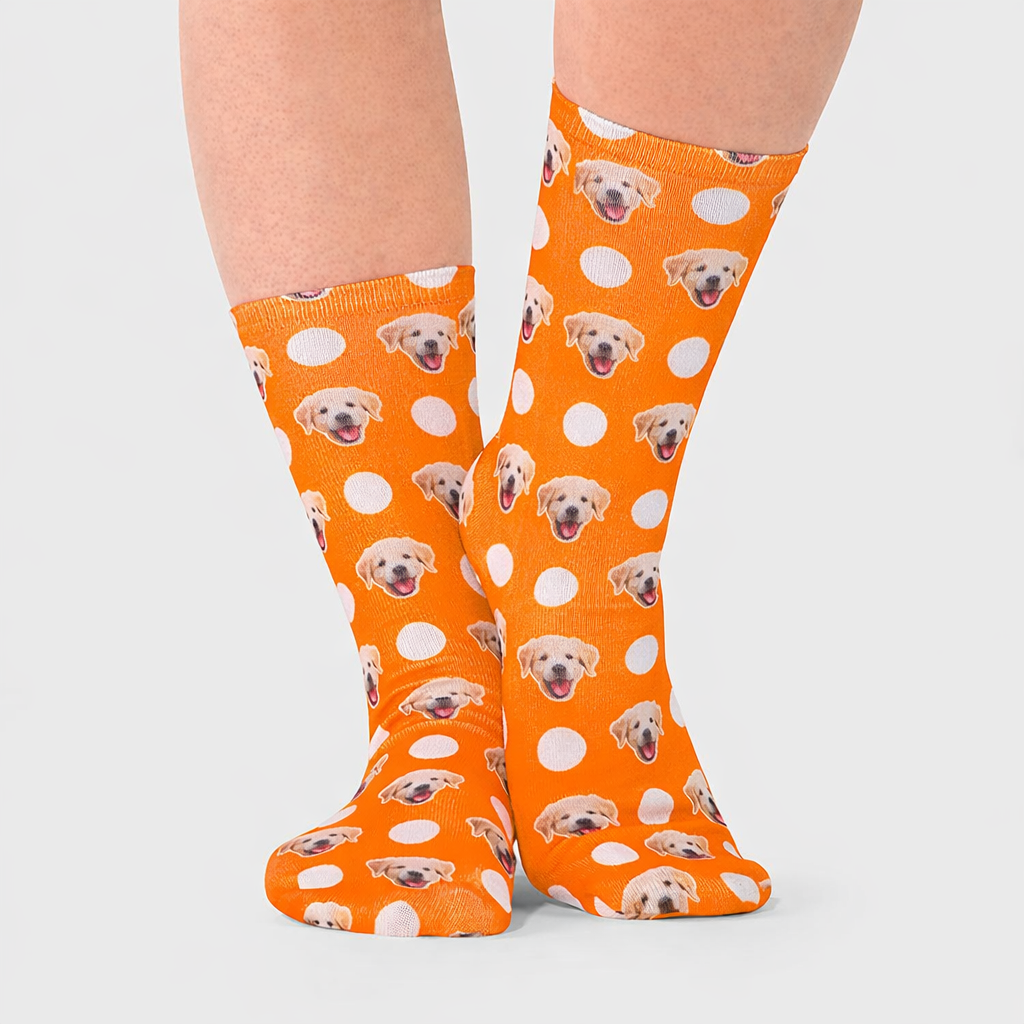 Polka Dog Socks