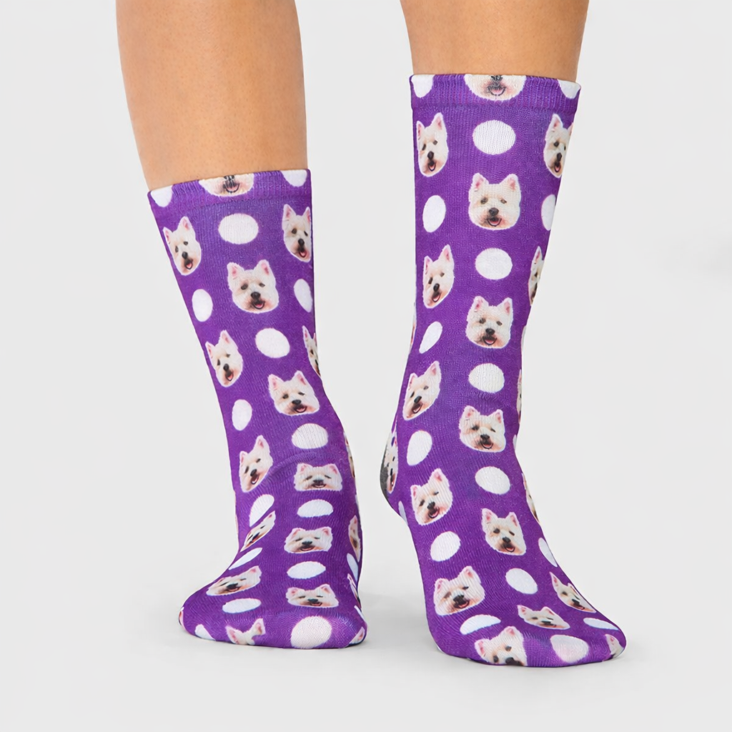 Polka Dog Socks