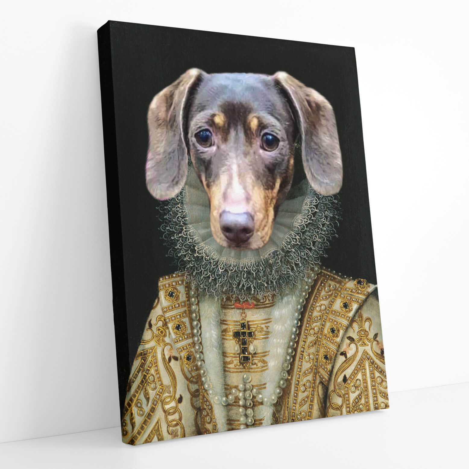 Lady Dog Portrait