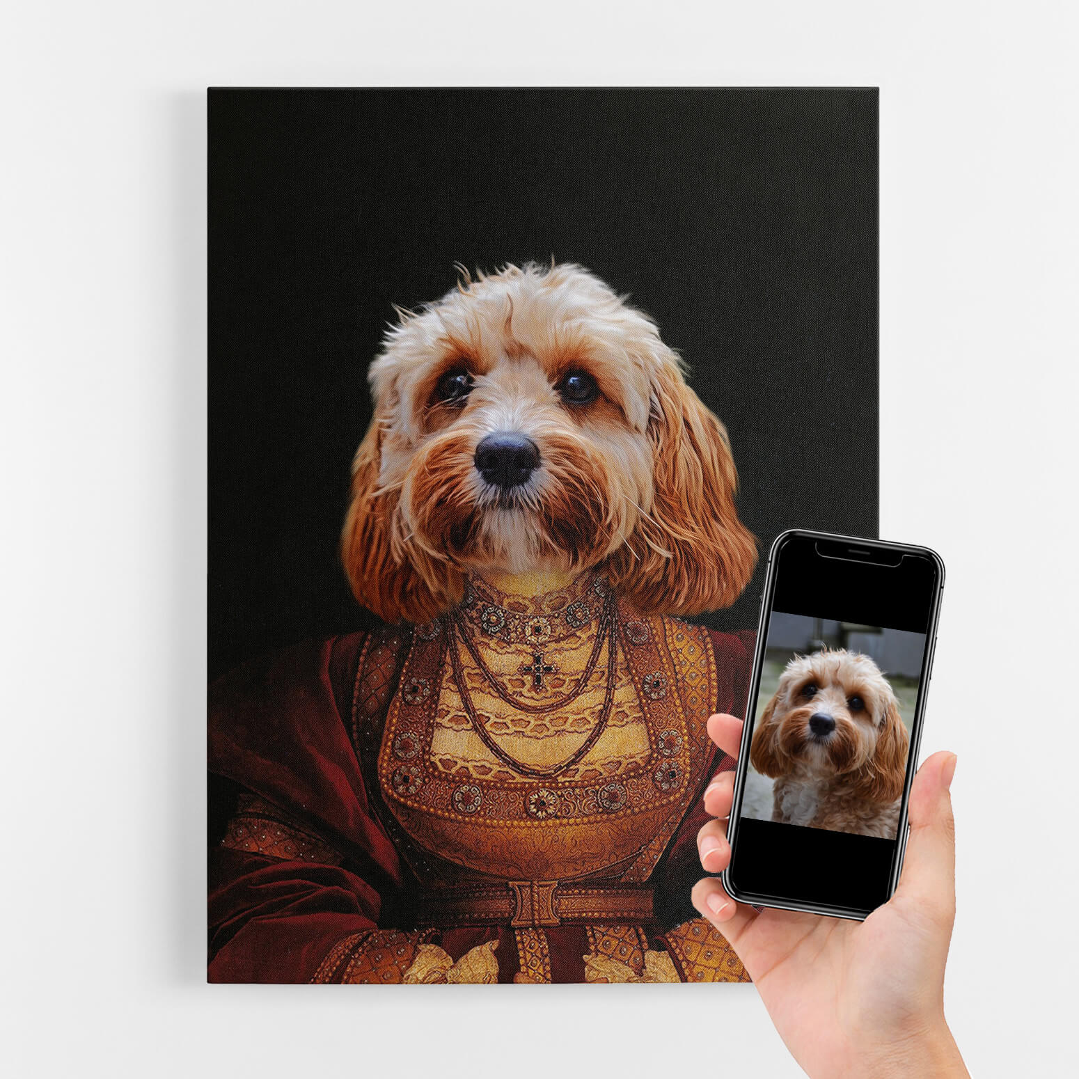 Royal Mistress Dog Portrait
